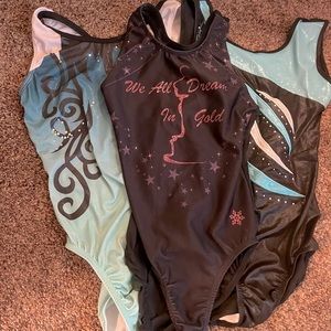 Gymnastics leotard bundle!! All sizes Axs-As NWOT